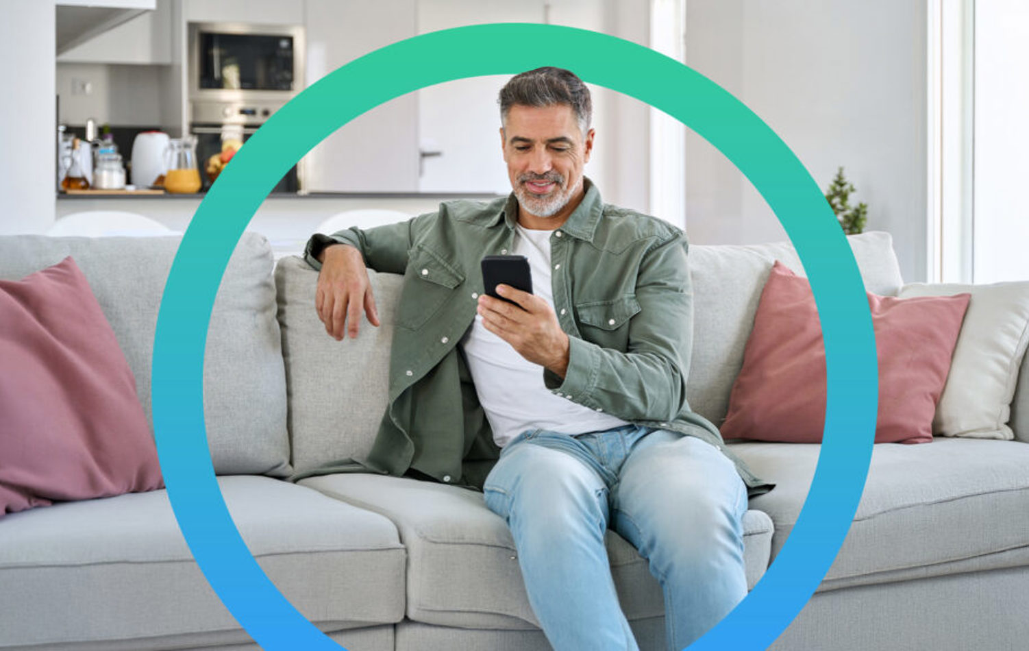 A man looking at his Defined Contribution Pension