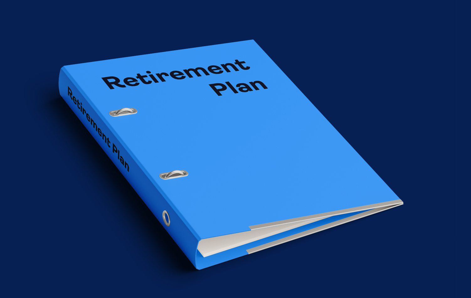 Retirement plan folder